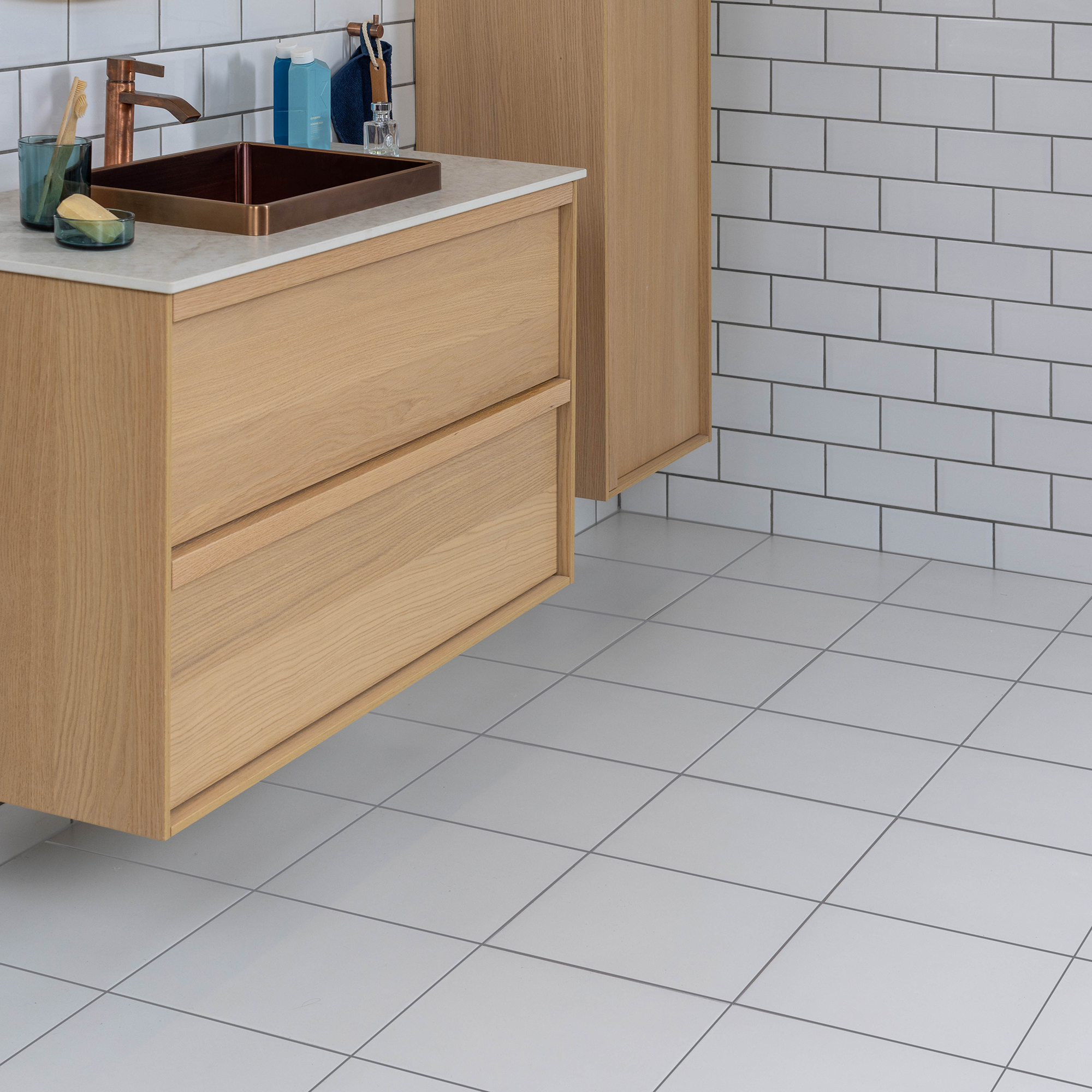 Klinker Arredo Carla Matt Hvit 30x30 cm