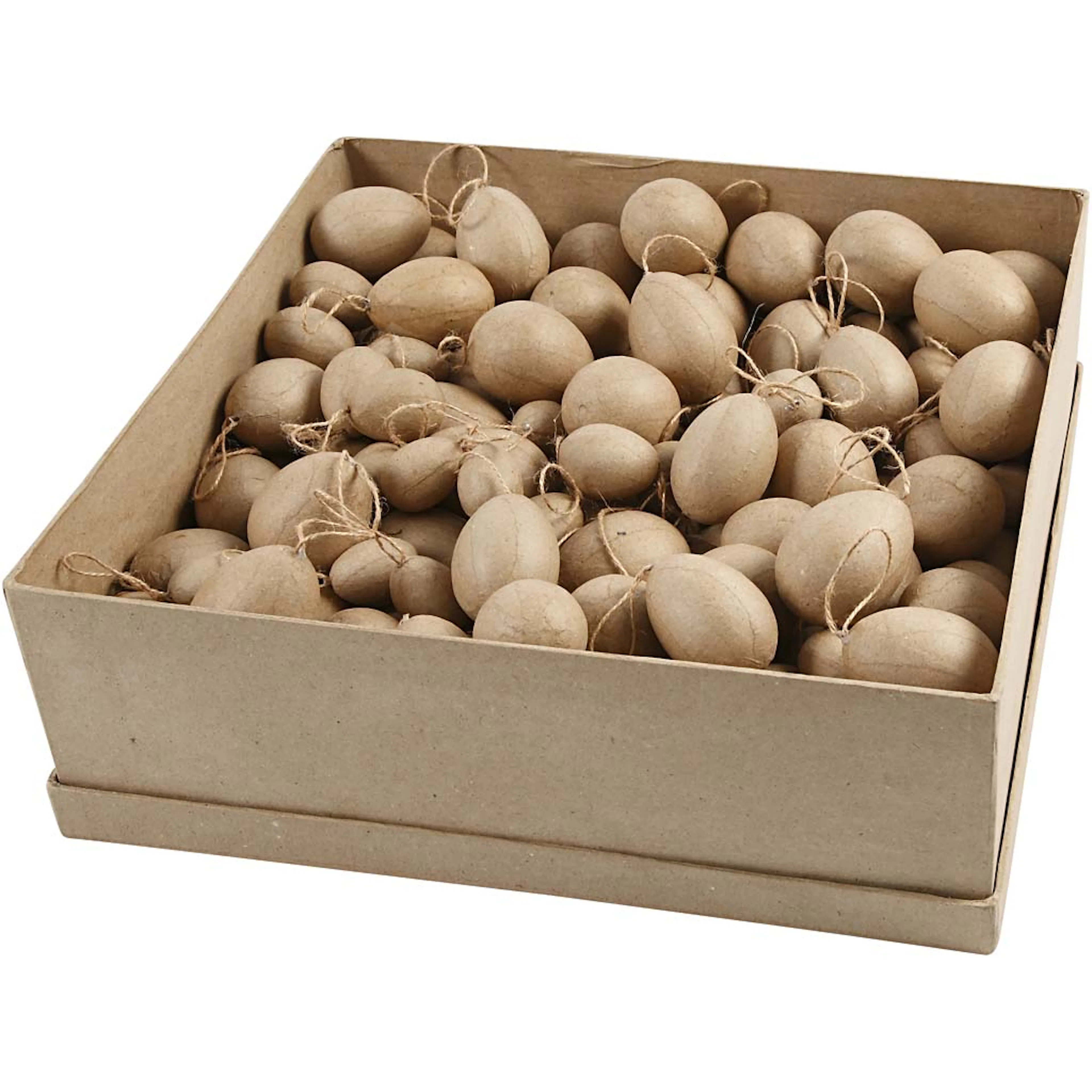 Egg Creativ Company Pappmaché H3-4-5-6 cm 140 St/1 Pk