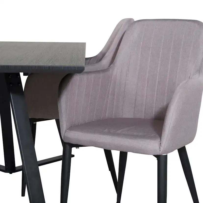 Spisegruppe Venture Home Marina med 4stk Comfort Stoler