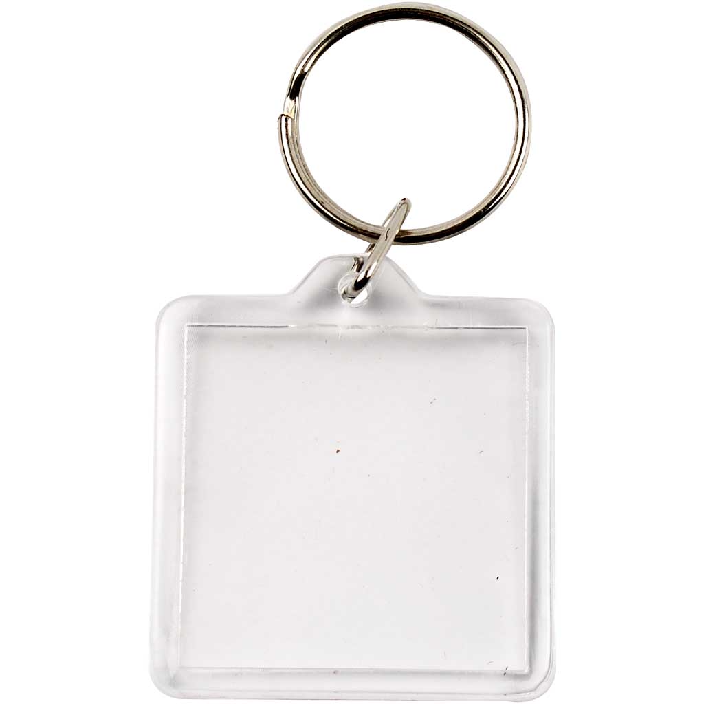 Nøkkelring Creativ Company Berlocker Str 40x40 mm 25 Stk/1 Pk