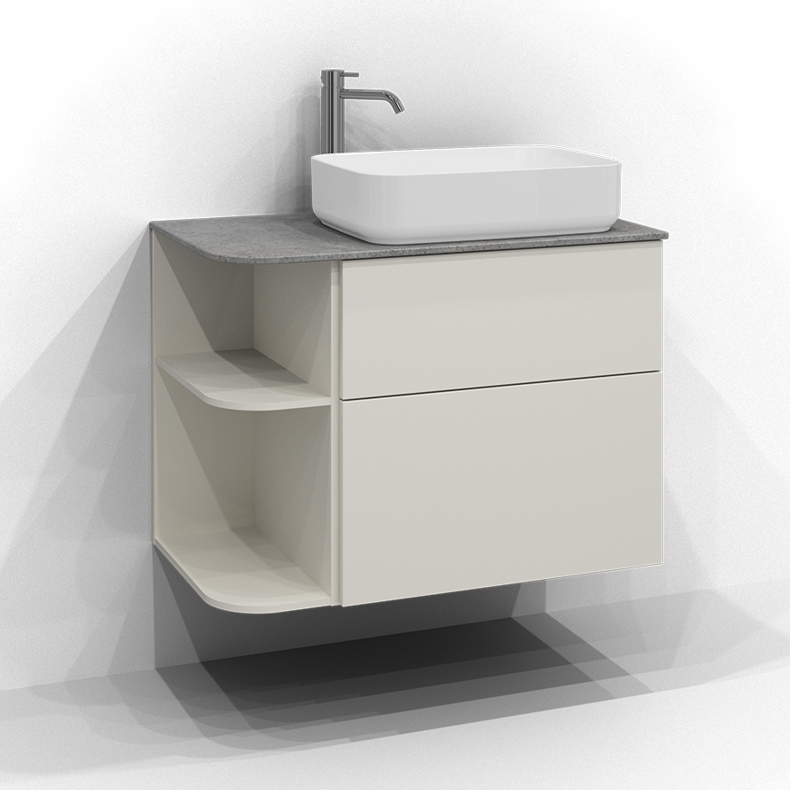 Bänkskiva Svedbergs Poem Soft Kalk | badrum - badrumsmobler - tillbehor-badrumsmobler | KakelKungen