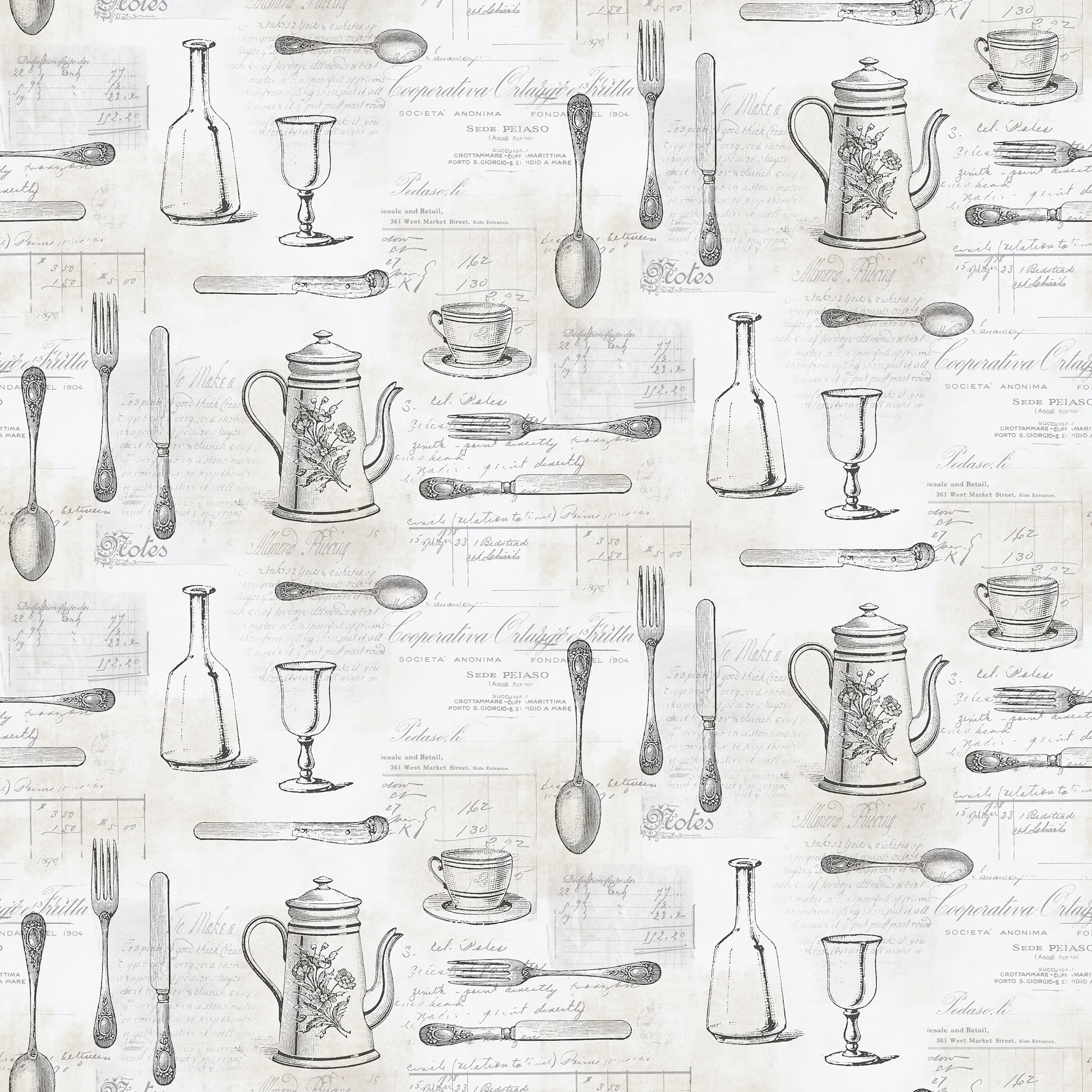 Tapet Galerie Wallcoverings Kitchen Elements KE29939