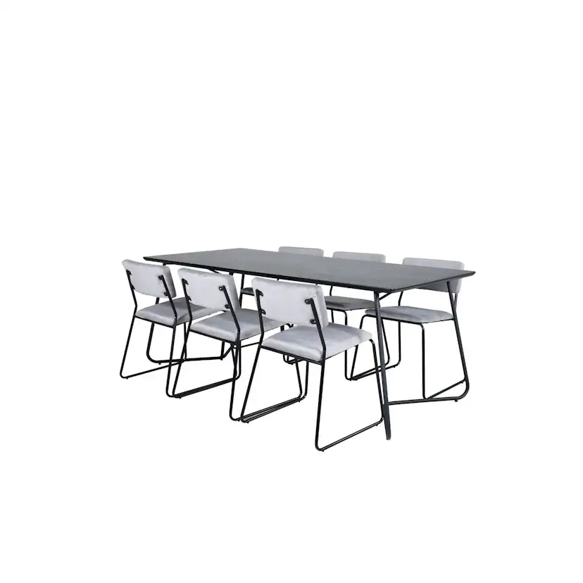 Spisegruppe Venture Home Annika Spisebord og Kungshamn Spisestol
