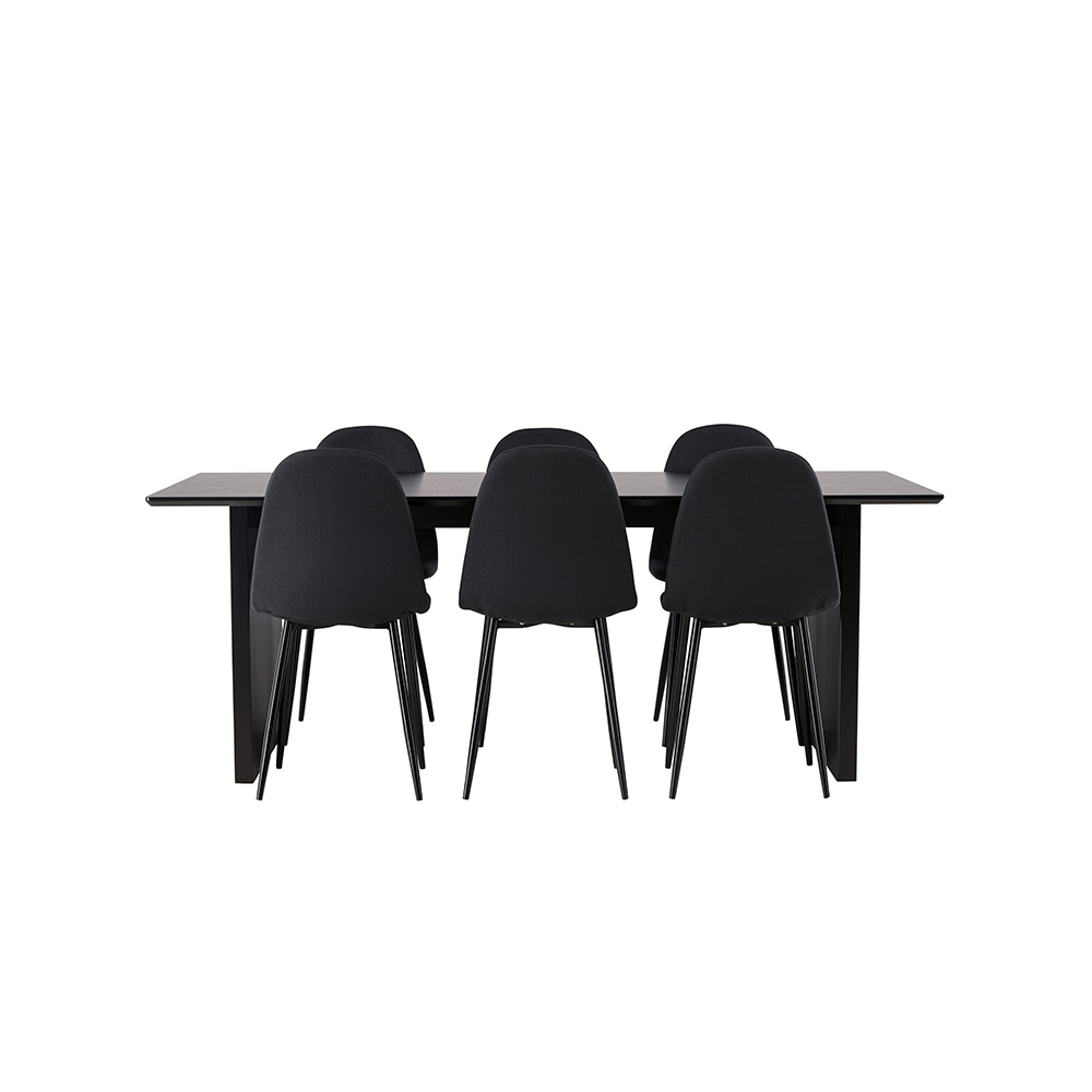 Spisegruppe Venture Home Vail med 6 Polar Stoler