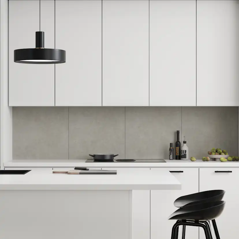 Kitchen Board Fibo 2490-KM10 Rough Cement