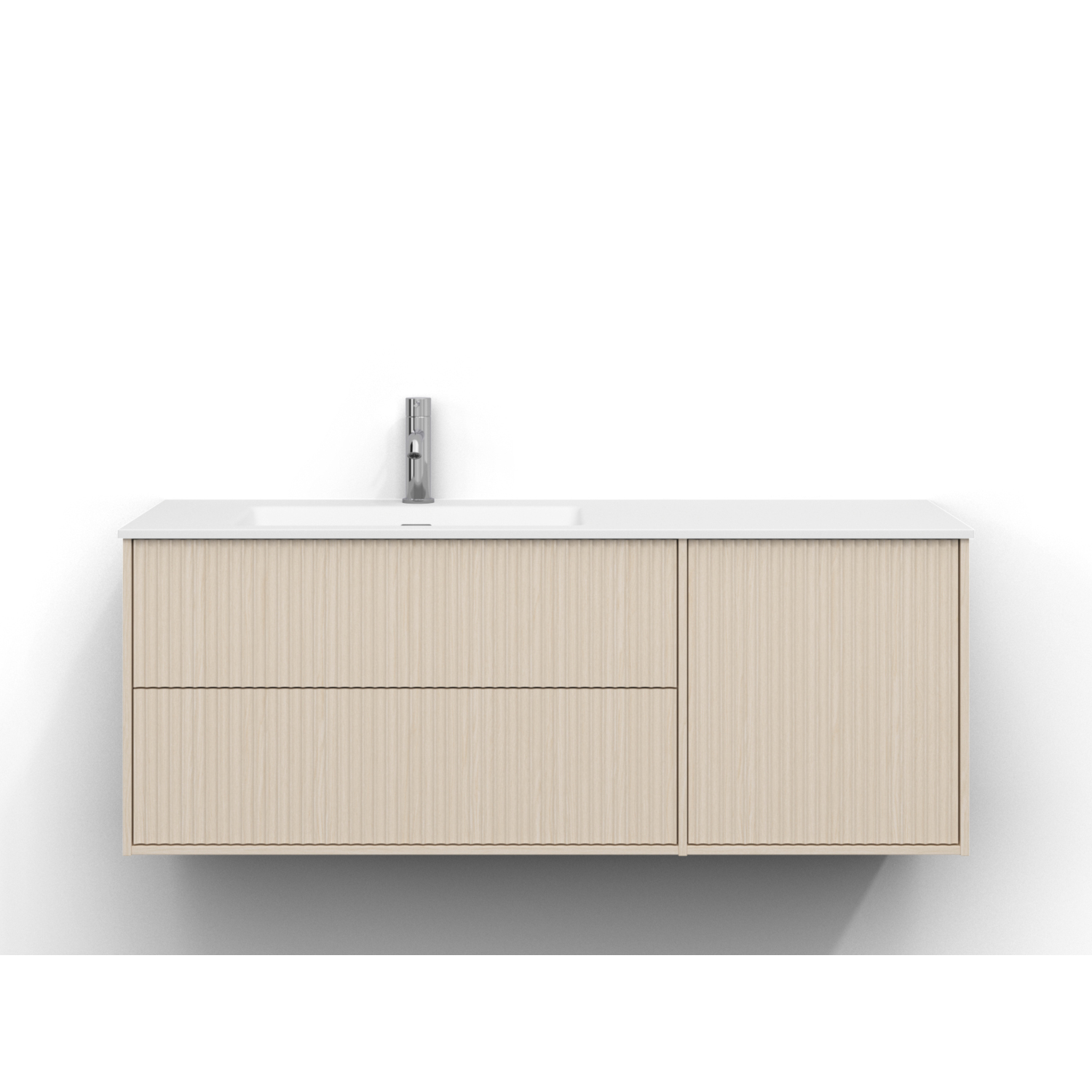 Tvättställsskåp Svedbergs Epos 120x45 med 2+1 Lådor