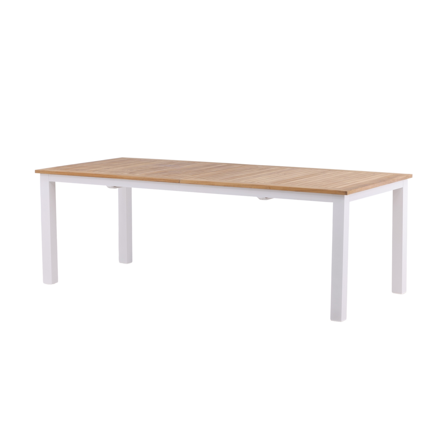 Panama - Table - 224/324*100 - Vit Alu/Teak Hvit/Teak