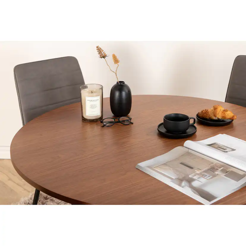 Spisegruppe Venture Home med Bianca Spisebord og 4 Walerina Spisestoler
