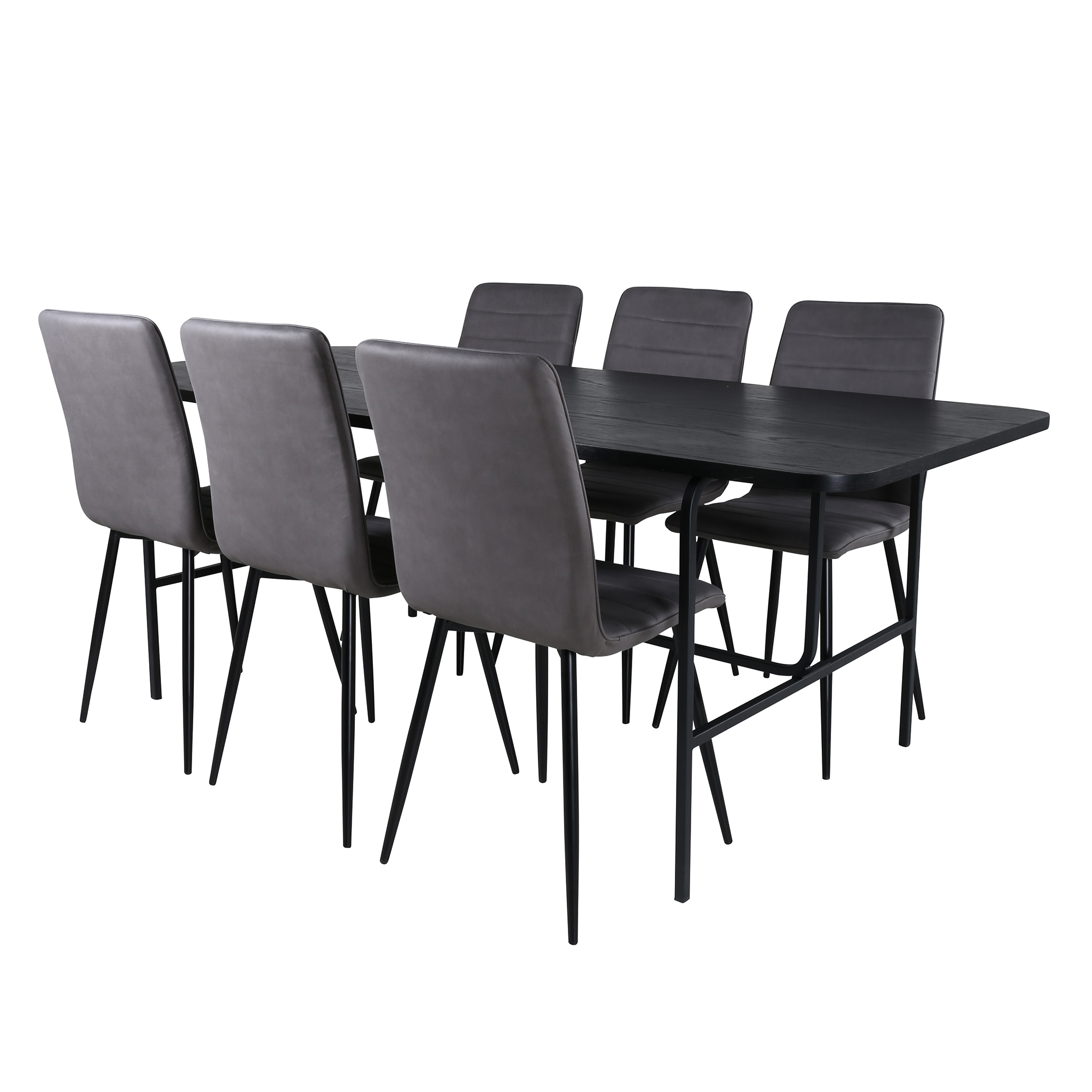Spisegruppe Venture Home Chicago med 6 Walerina Stoler