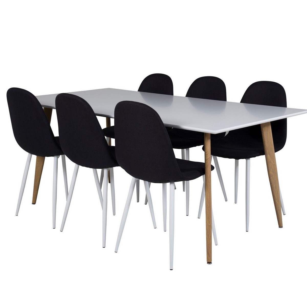 Spisegruppe Venture Home Polar med 6stk Stoler