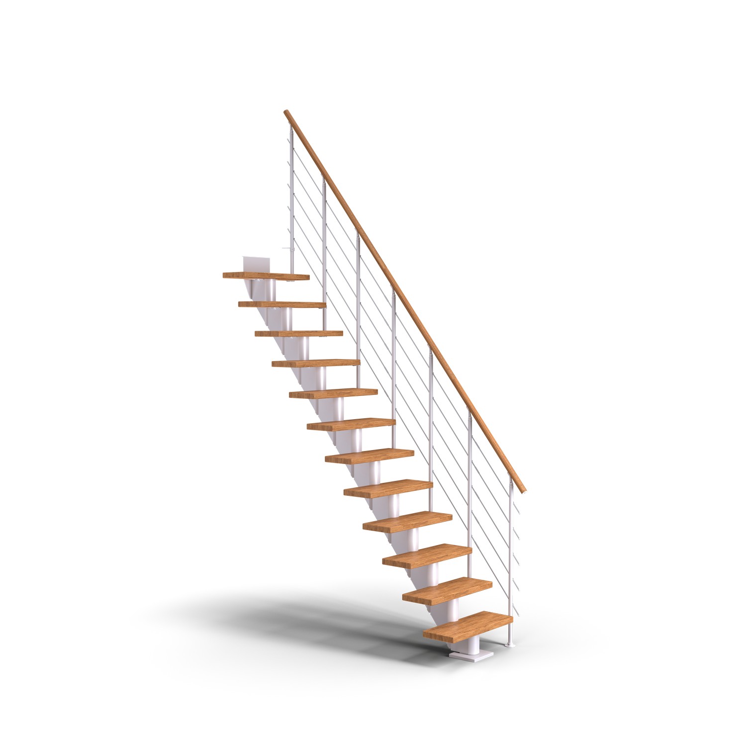 Plassbesparende Trapp Dolle Frankfurt Eik Oljet Rett Style6