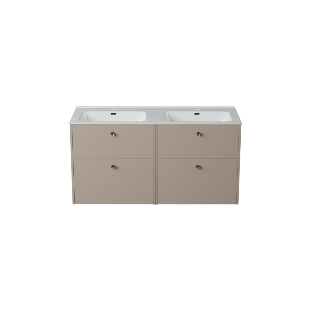 Servantskap FOSSBAD Innovent B120 (2x60) for Heldekkende Dobbel Servant