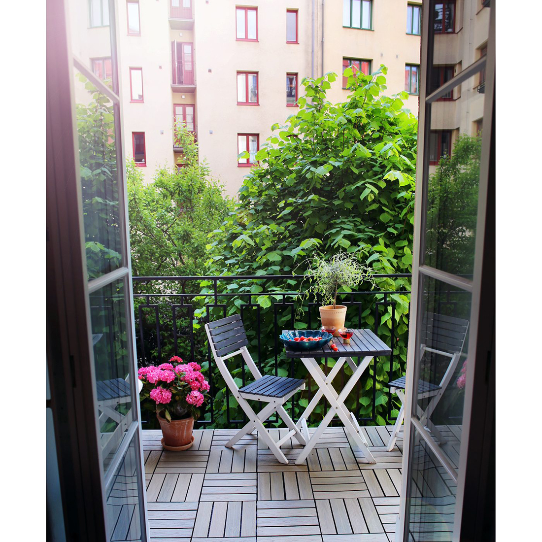 Terrassehelle Jabo Ruta Kompositt 4-Pk 30x30 cm FSC (A)