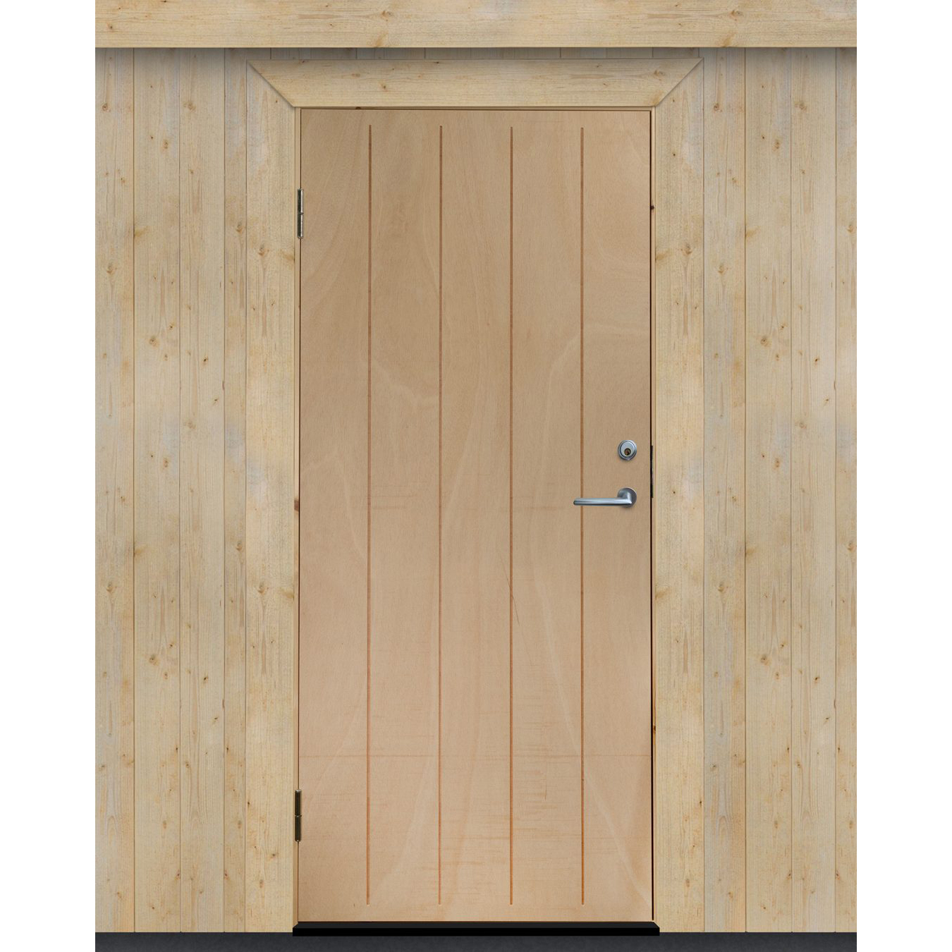 Lagderdør Jabo Ubehandlet Sporfrest Plywood 9x20 dm