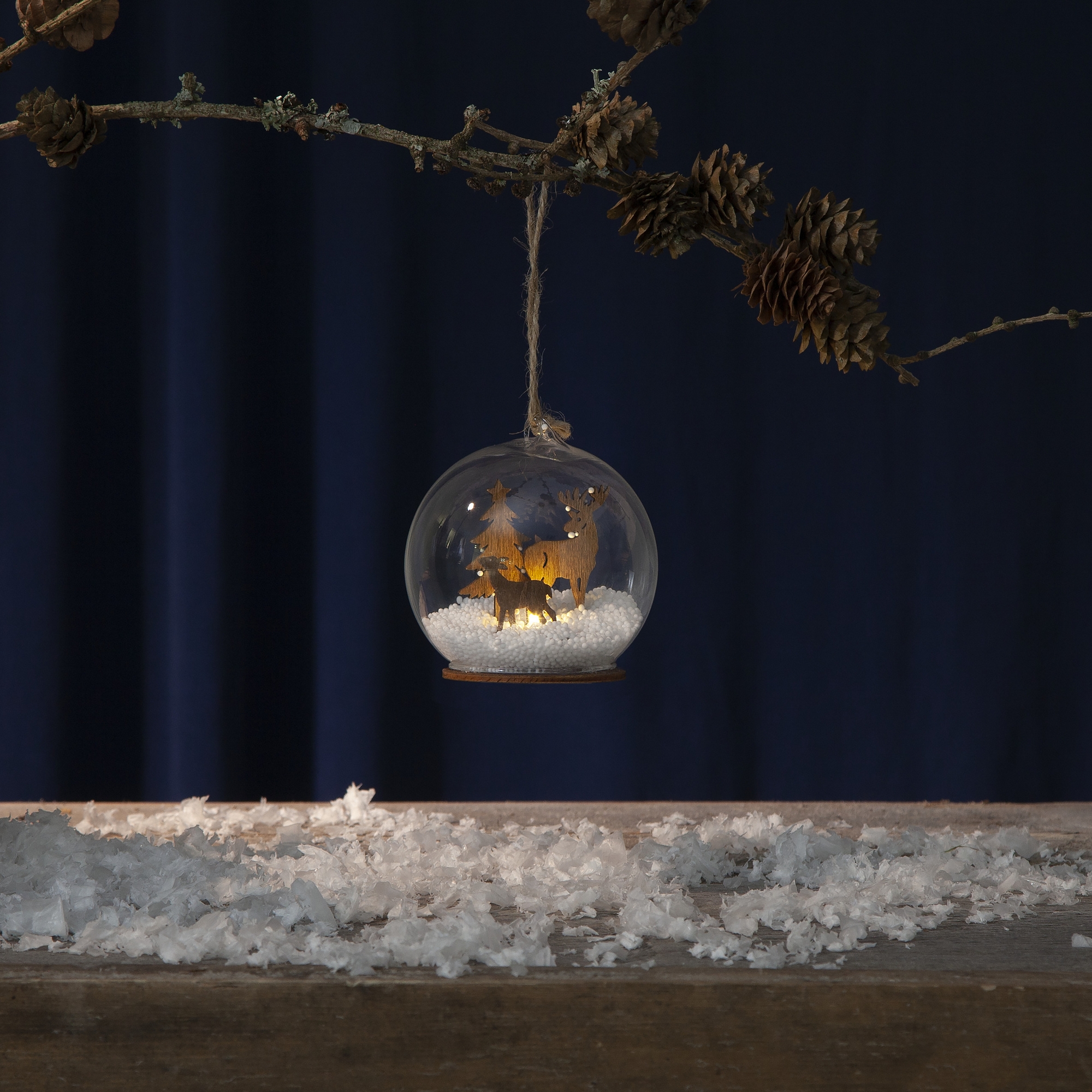 Juledekorasjon Star Trading Fauna 9 cm