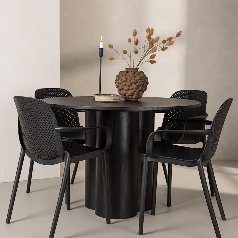 Spisegruppe Venture Home Olivia med 4 Baltimore Stoler
