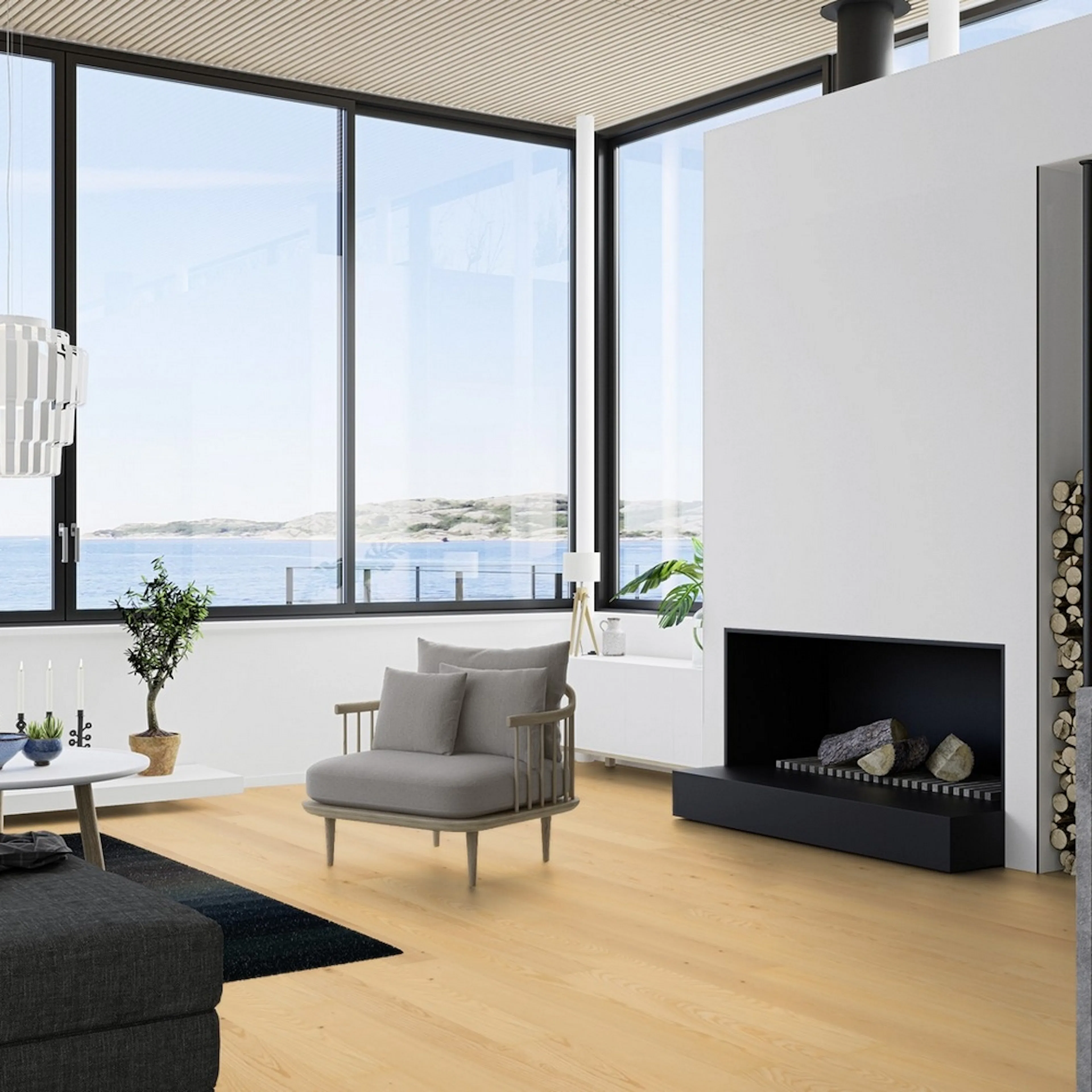 Parkett Boen Eik Softbrown Espressivo 1-Stav