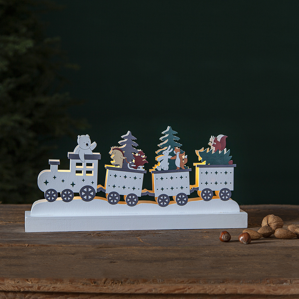 Borddekorasjon Star Trading Forest Friends 1