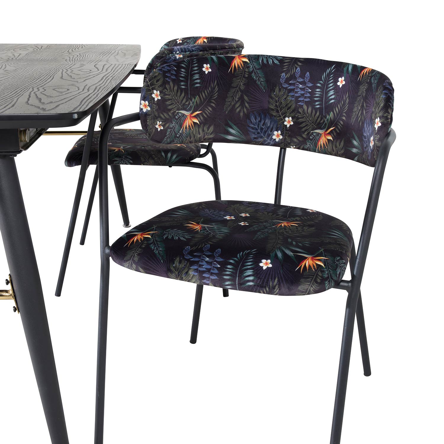 Spisegruppe Venture Home Gull med 4 Aris Stoler