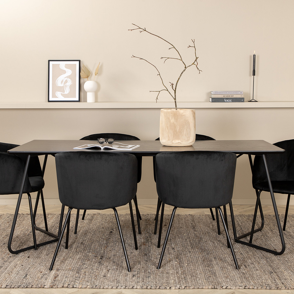Spisegruppe Venture Home Annika Spisebord og Bergen Spisestol