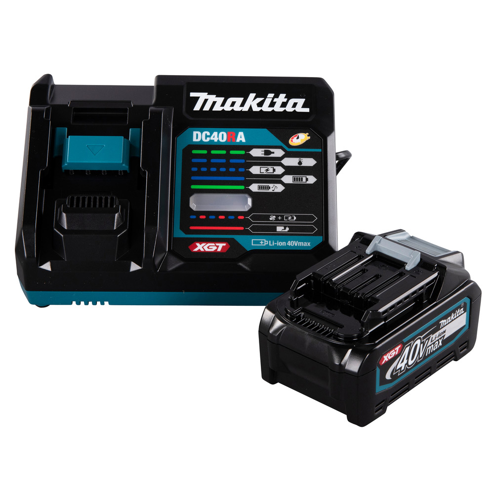 Batterisett Makita 40V XGT 40V 4,0Ah og Hurtiglader