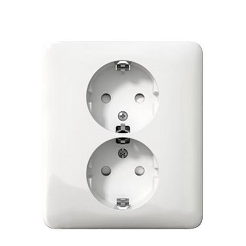 Stikkontakt Schneider Electric Exxact Primo 2-Veis