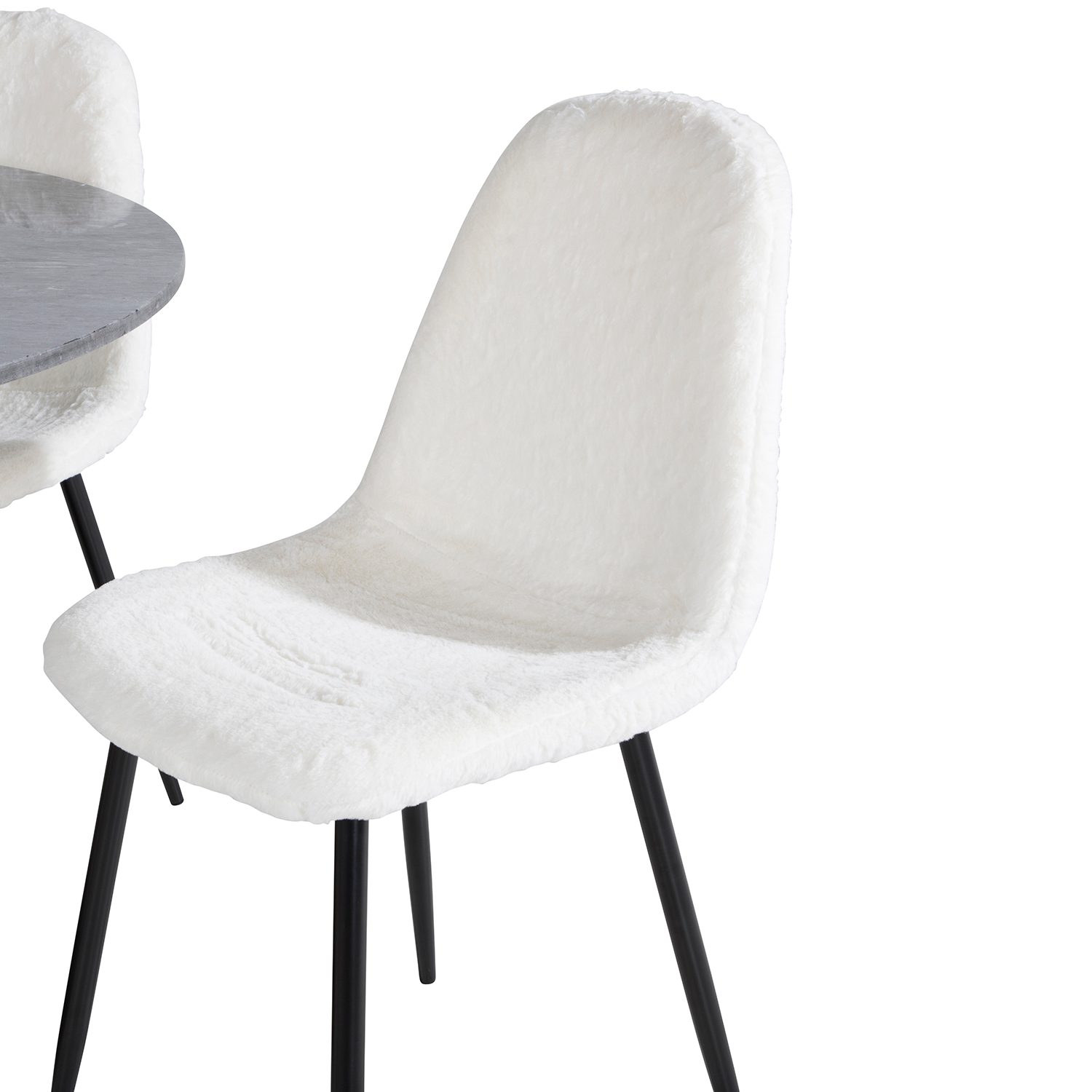 Spisegruppe Venture Home Estelle med 4 Pooya Stoler Polyester