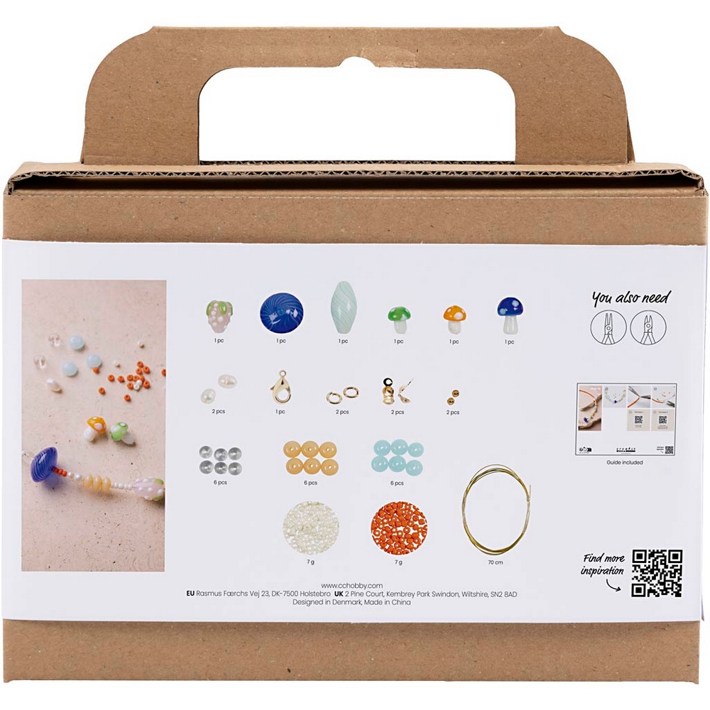 Hobbysett Creativ Company Mini DIY Kit Smykker Harmoni Grovt Halskjede