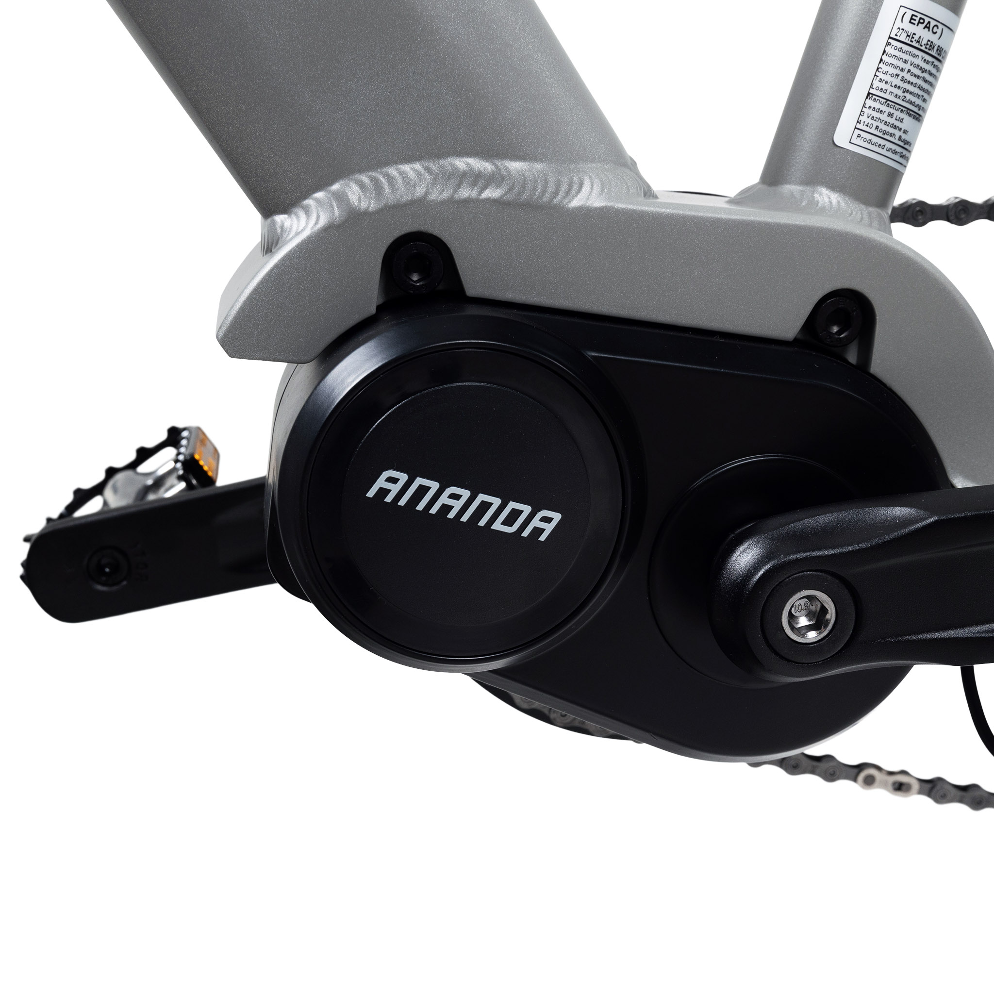 Elsykkel Lyfco MTB 27,5" Eliaz 14 Ah Sølv