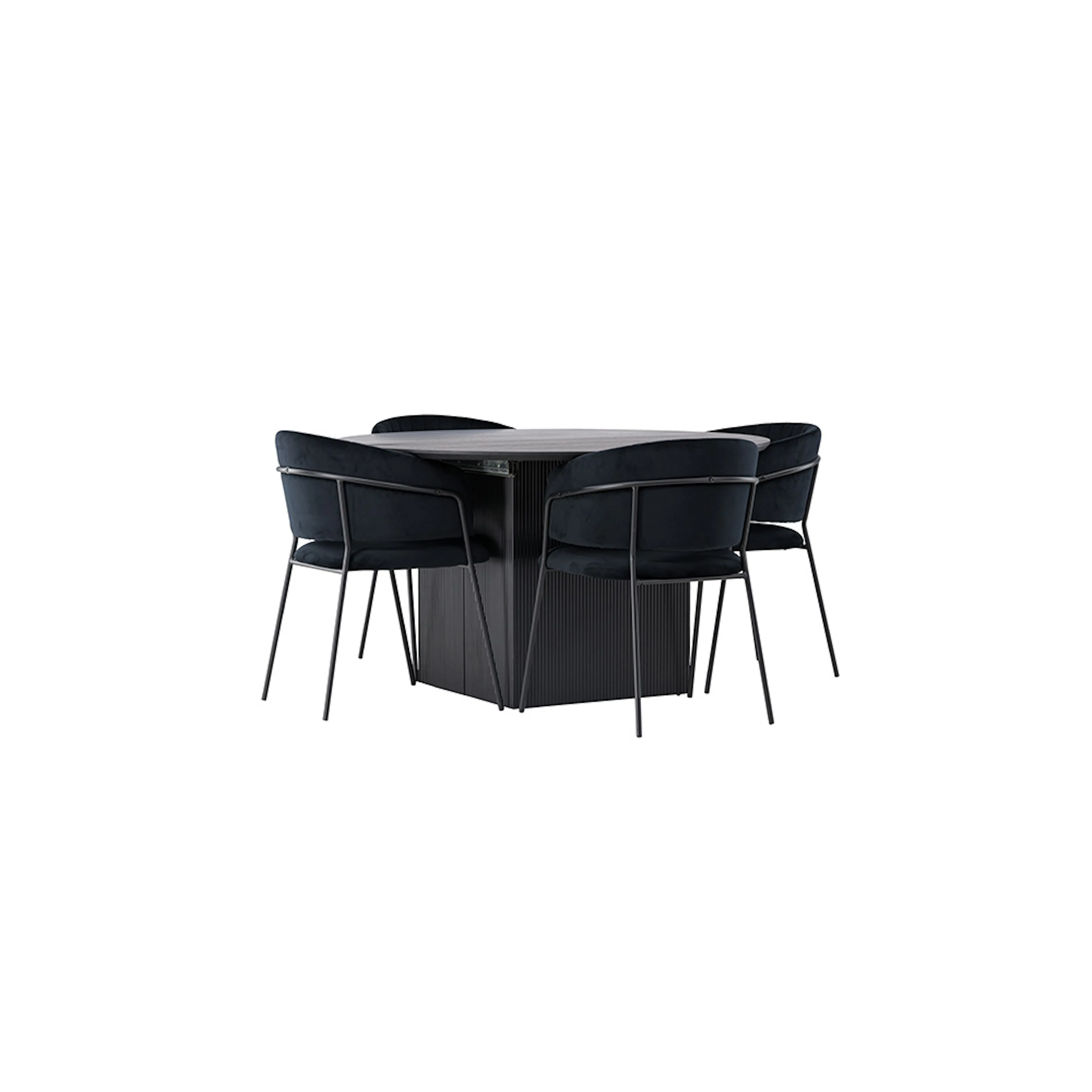 Spisegruppe Venture Home Matilda med 4 Selma Stoler
