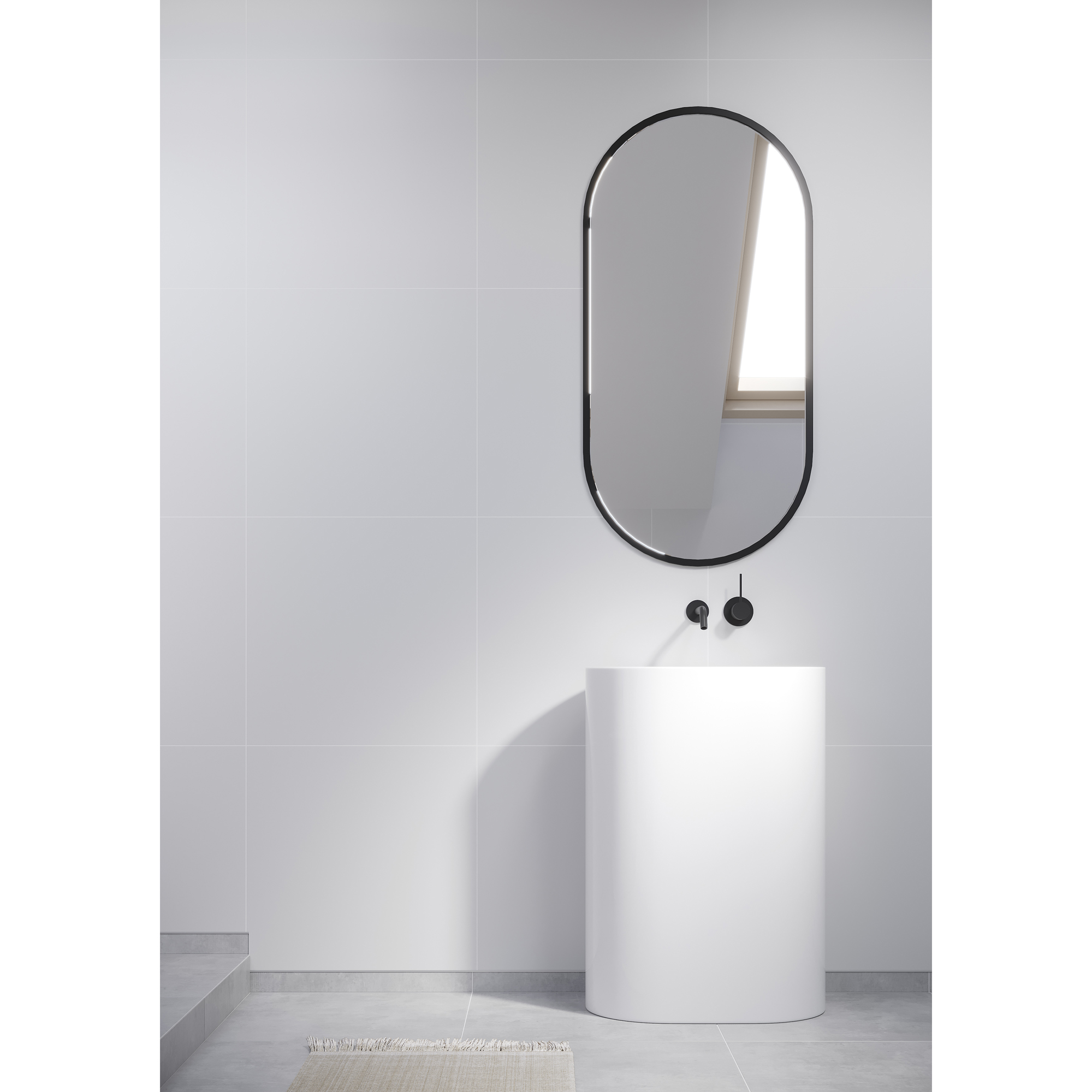 Baderomspanel Fibo 1091-TM6060 Rhodos White