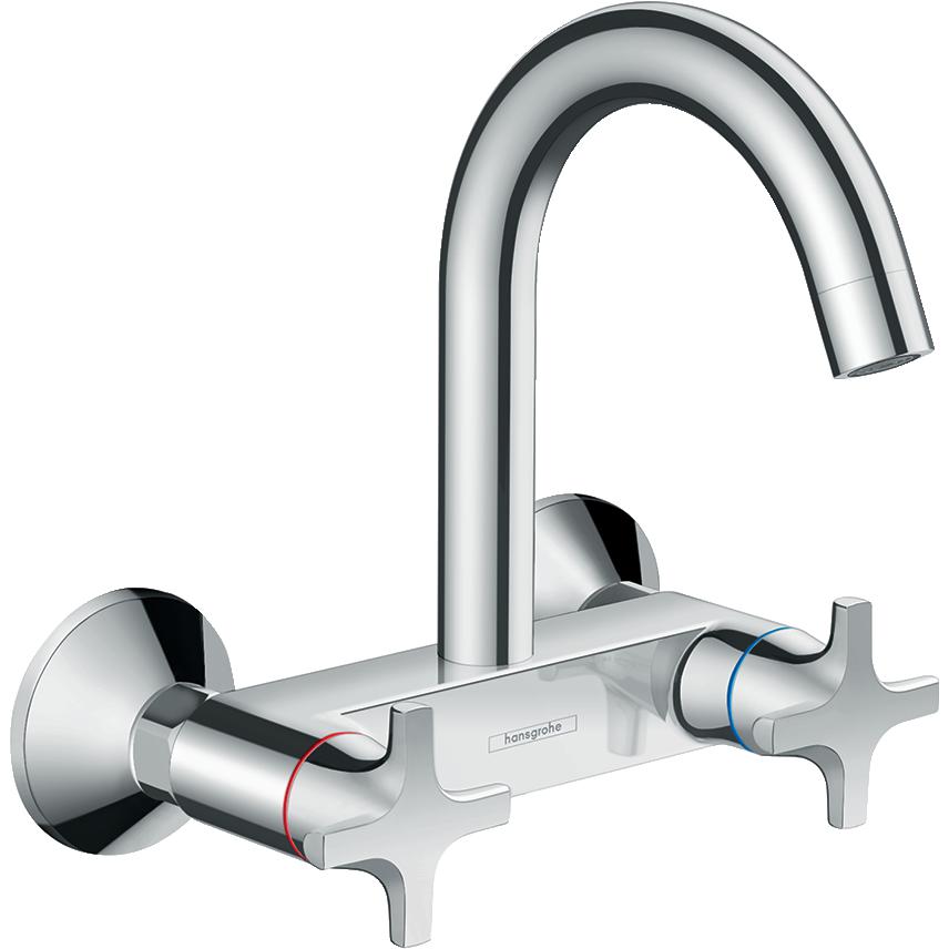 Kjøkkenbatteri Hansgrohe Logis M32 2-grep med Høy Tut