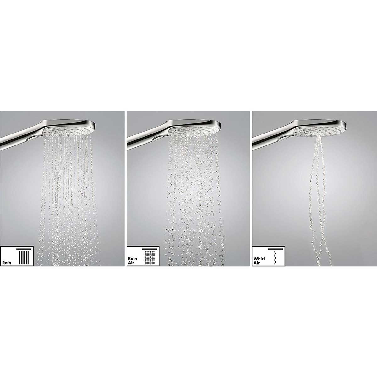Takdusjsett Hansgrohe Rainmaker Select 460 3jet Showerpipe med 4 Funksjoner