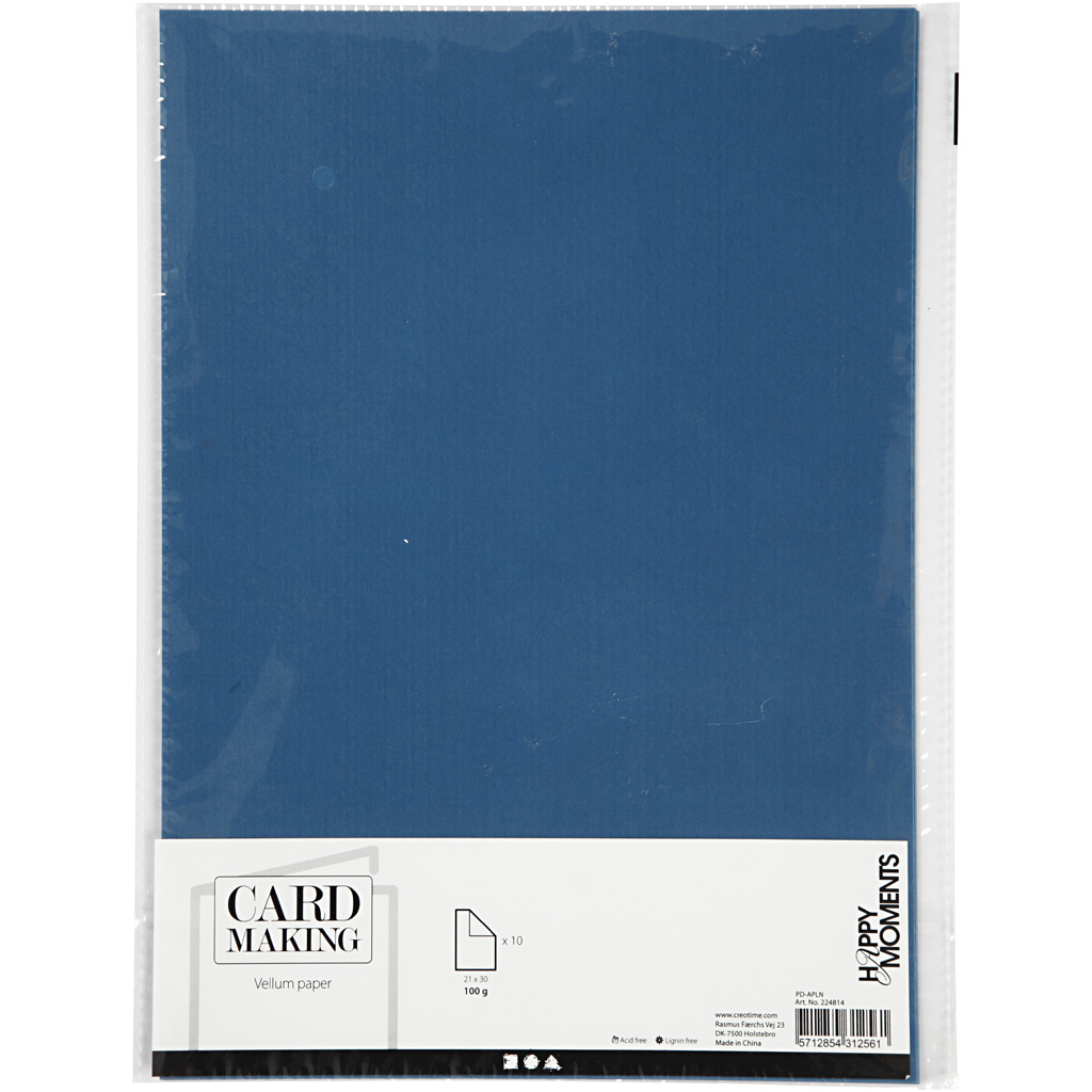 Vellumpapir Creativ Company A4 210x297 mm 10 Ark/1 Pk