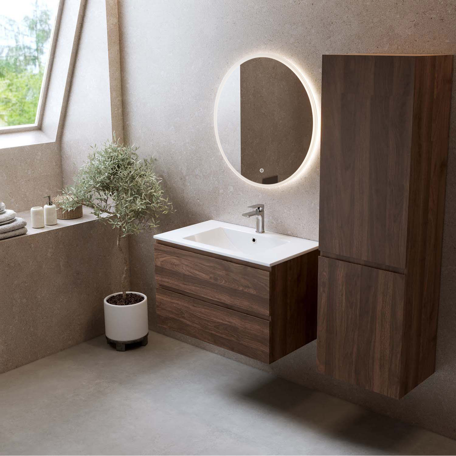 Servantskap Bathlife Eufori med Servant og Speil Skina