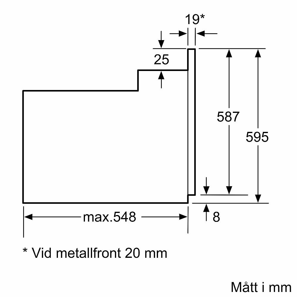 Innbyggingsovn Siemens HB010FBV1S