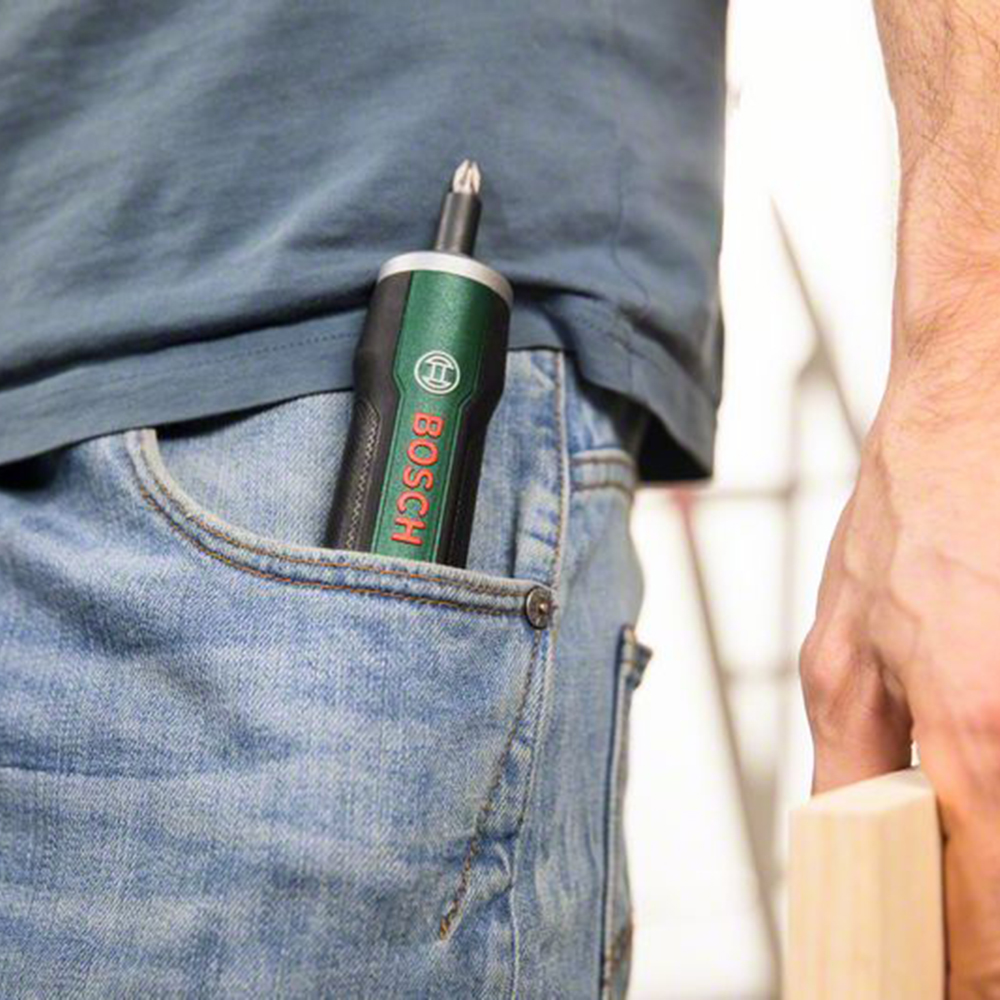 Skrutrekker Bosch Power Tools PushDrive Med Batteri