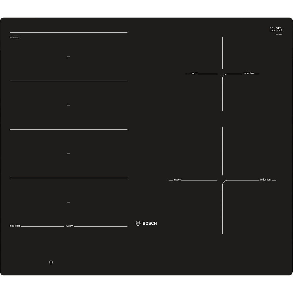 Induksjonstopp Bosch Serie 8 PXE601DC1E med PerfectFry-Sensor