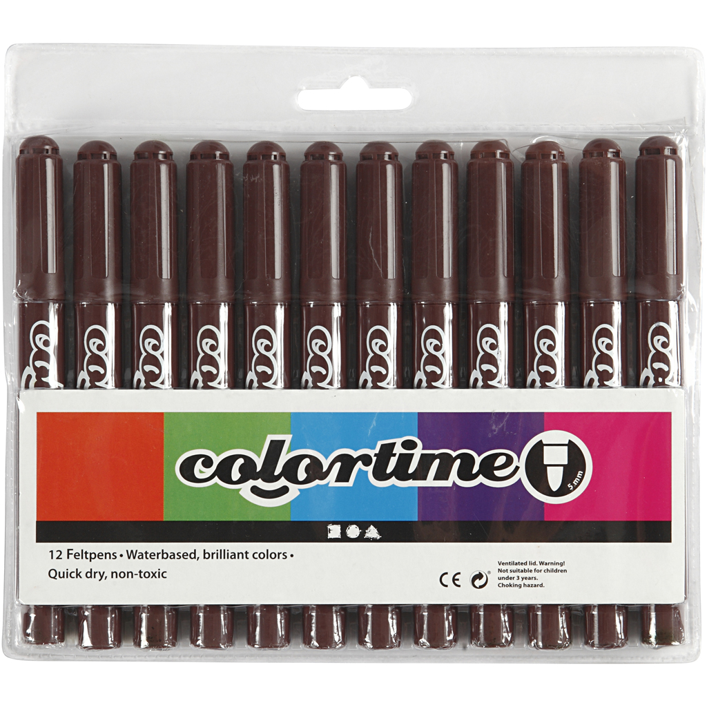Tusjpenner Creativ Company Colortime Strek 5 mm 1 Pk