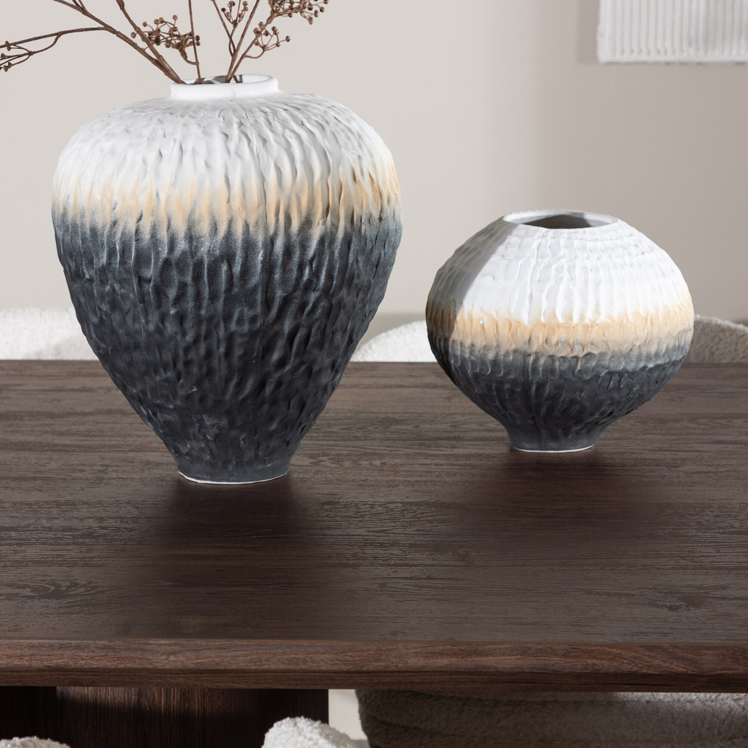 Spisegruppe Venture Home Olivia 210 med 6 stk Agnes Stoler