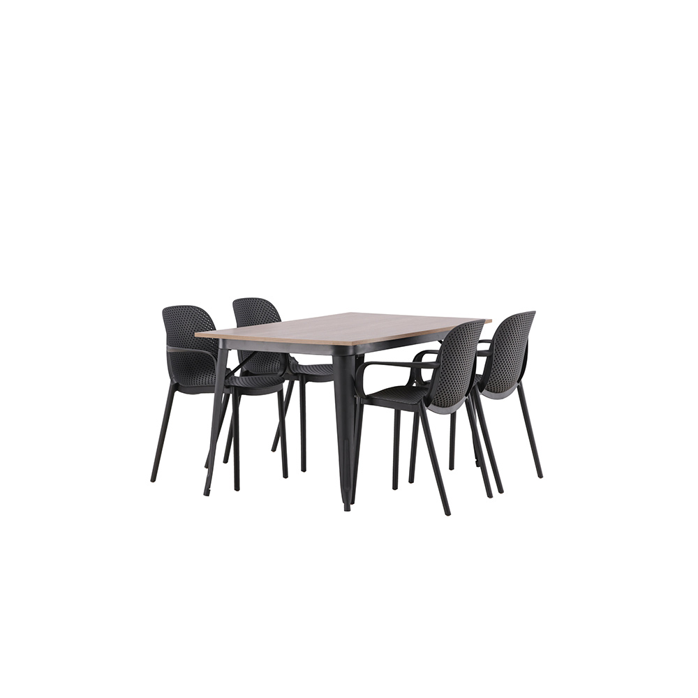 Spisegruppe Venture Home Tempe med 4 Ursholmen Stoler