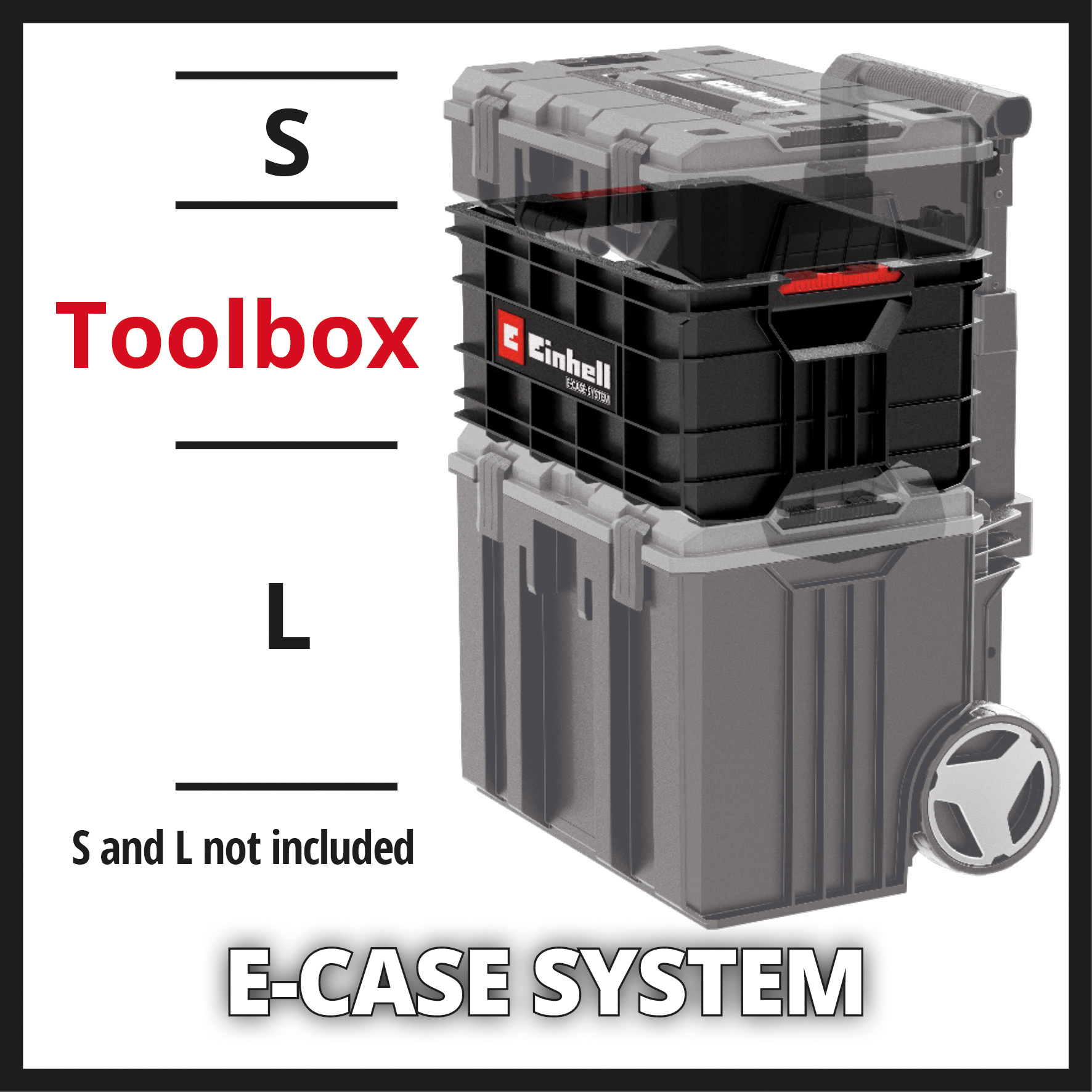 Systemkoffert Einhell E-Case Verktøykasse