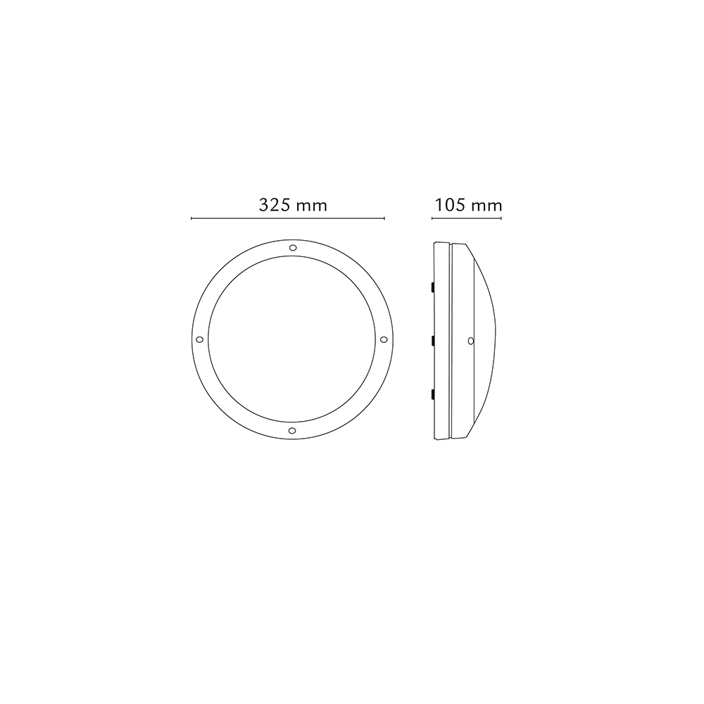 Utelampe SG ARMATUREN Canto 14W IP44 LED