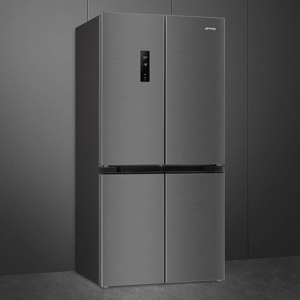 Kombinert Kjøl/Frys Smeg - FQI60KD, Mørkt rustfritt stål