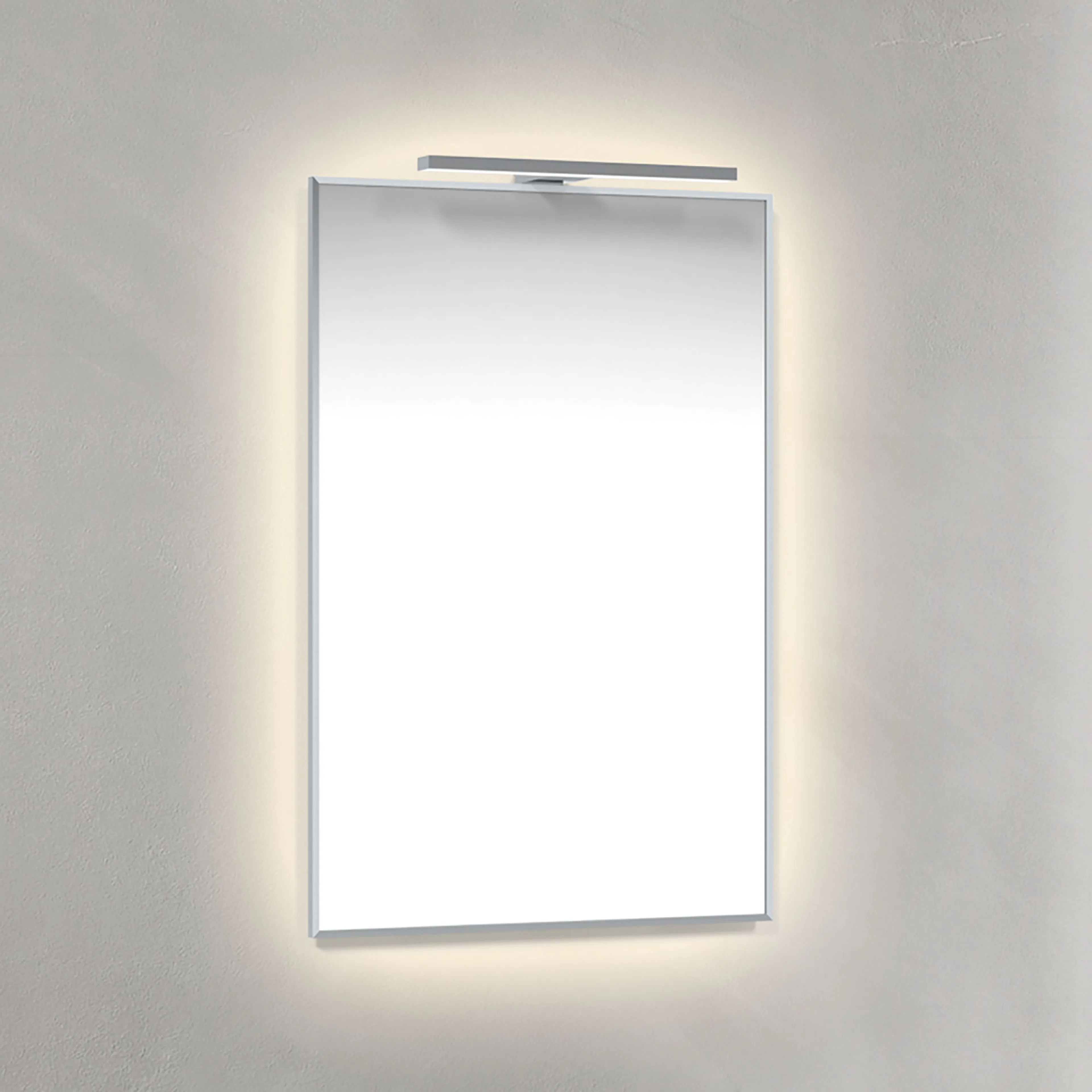 Speil Macro Design Crown Ambilight T-belysning med Ramme