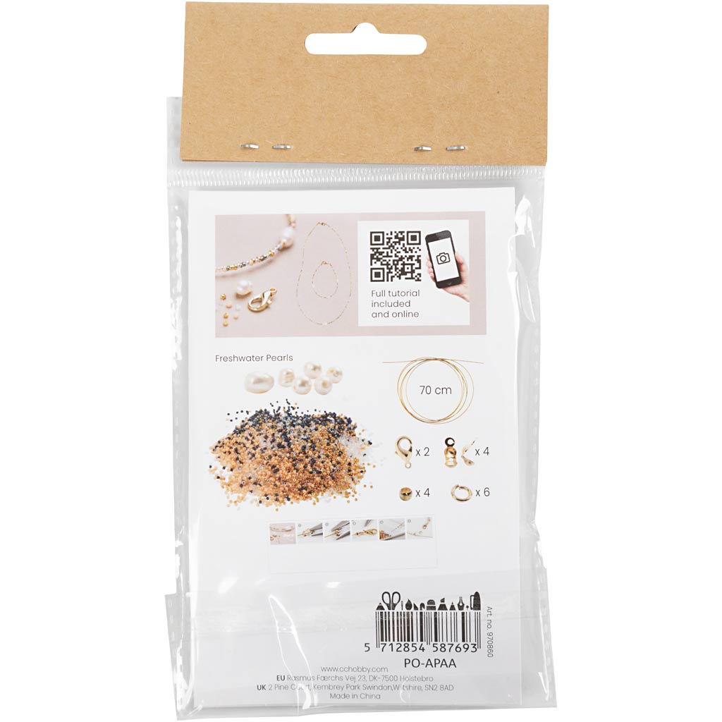 Smykker Creativ Company Mini DIY Kit Armbånd og Halsbånd med Lås