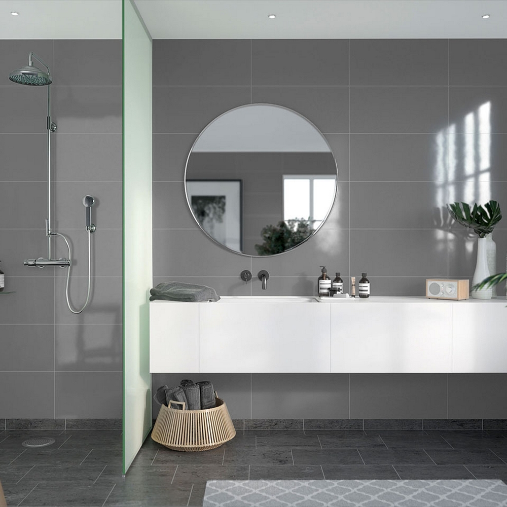 Baderomspanel Fibo 4115 M6030 Medium Grey