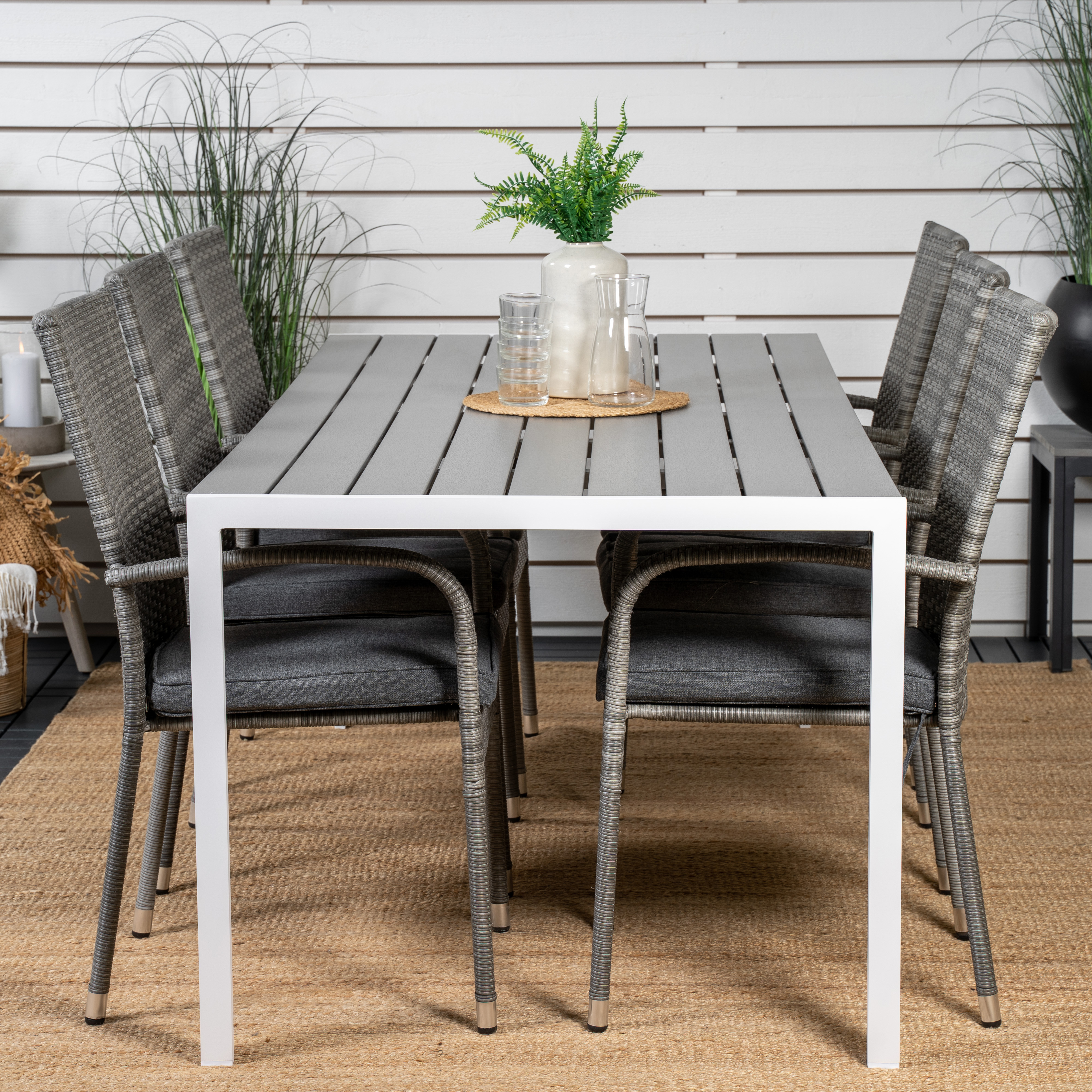 Spisegruppe Venture Home Break med 6 Anna Stoler
