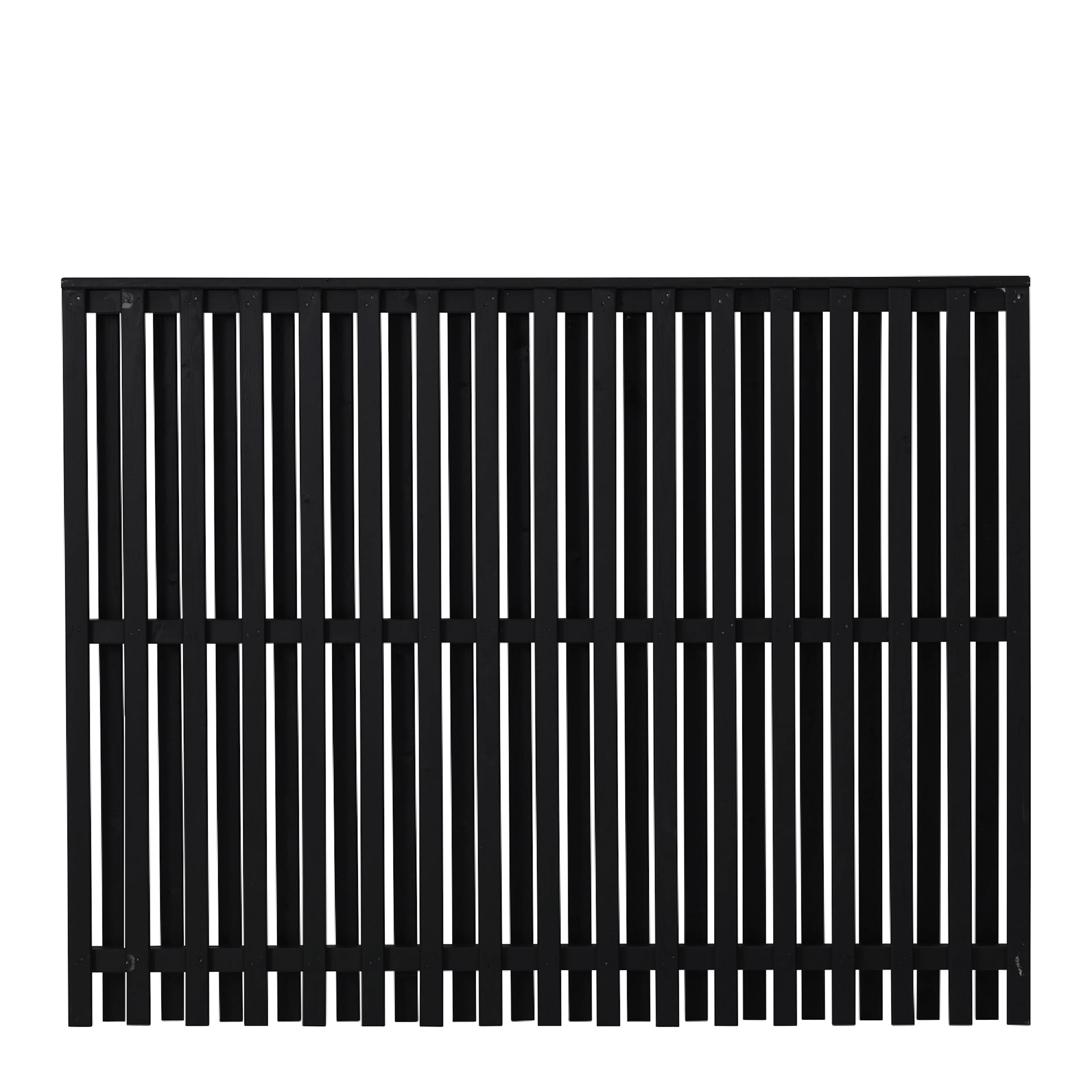 Gjerde PLUS Nagano Grunnet Sort 80×140 cm