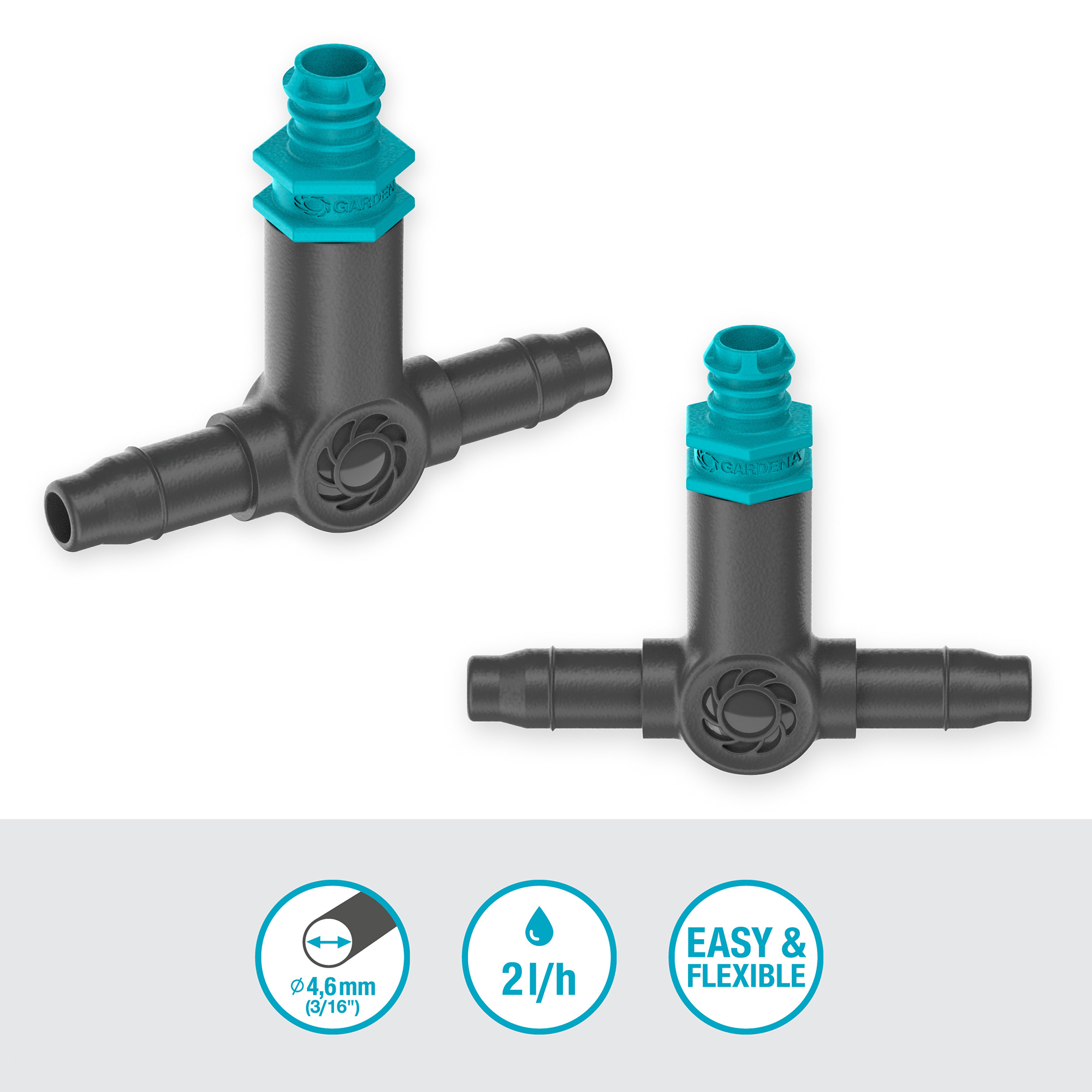 Droppfordeler Gardena Micro-Drip Inline 2 l/h